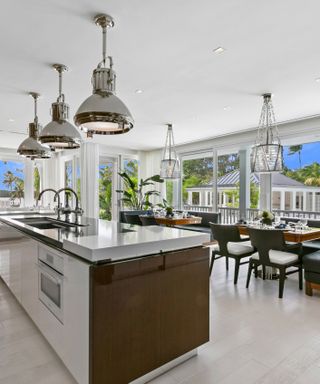 Kitchen in Greg Norman's home in Florida