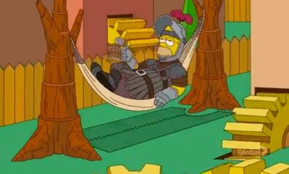 The Simpsons' opening couch gag gets a Game of Thrones twist.