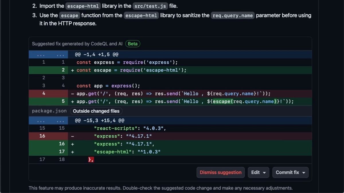 GitHub’s new code scanning tool will find and fix the errors in your ...