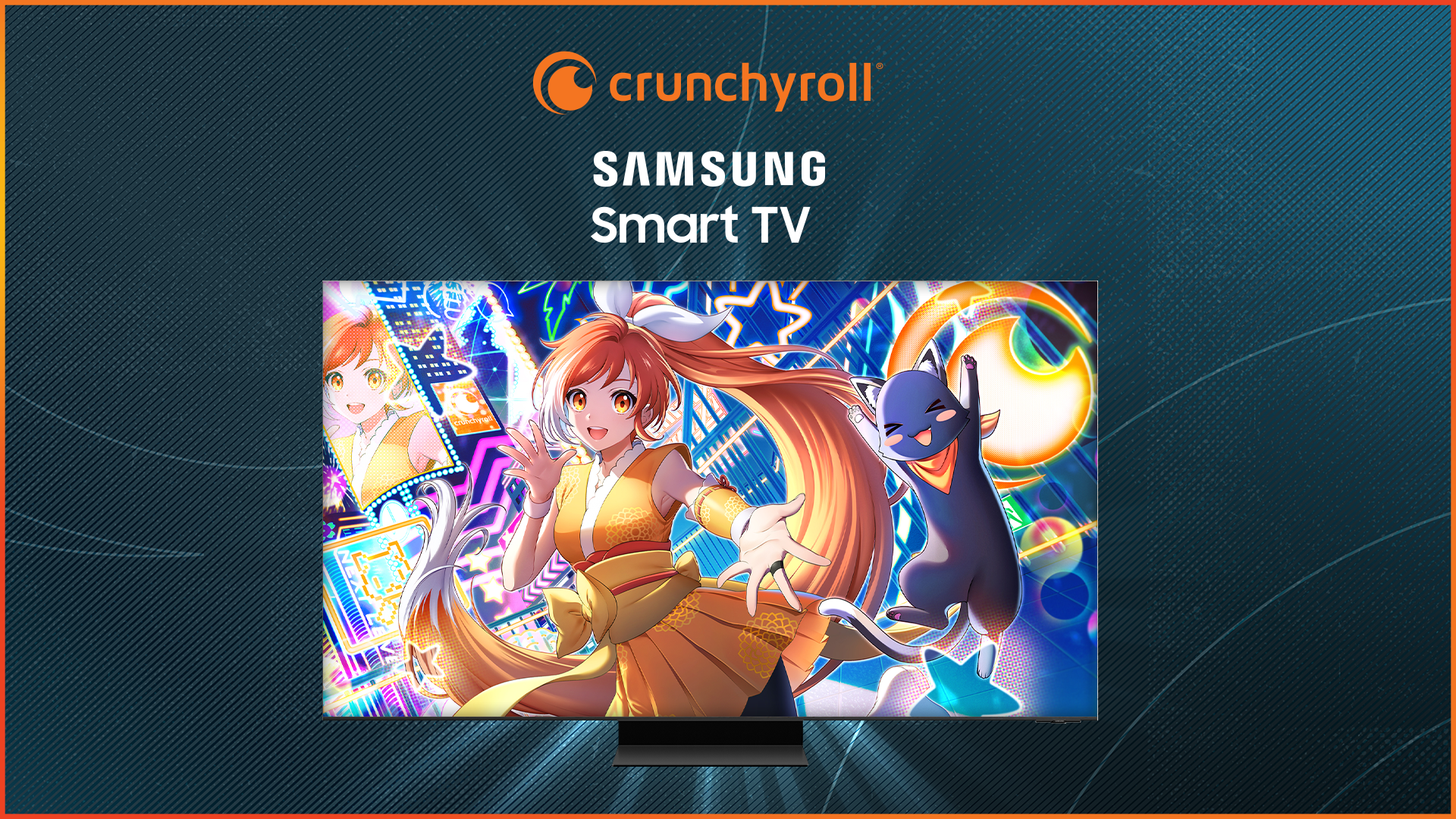 Crunchyroll app as seen on a Samsung TV
