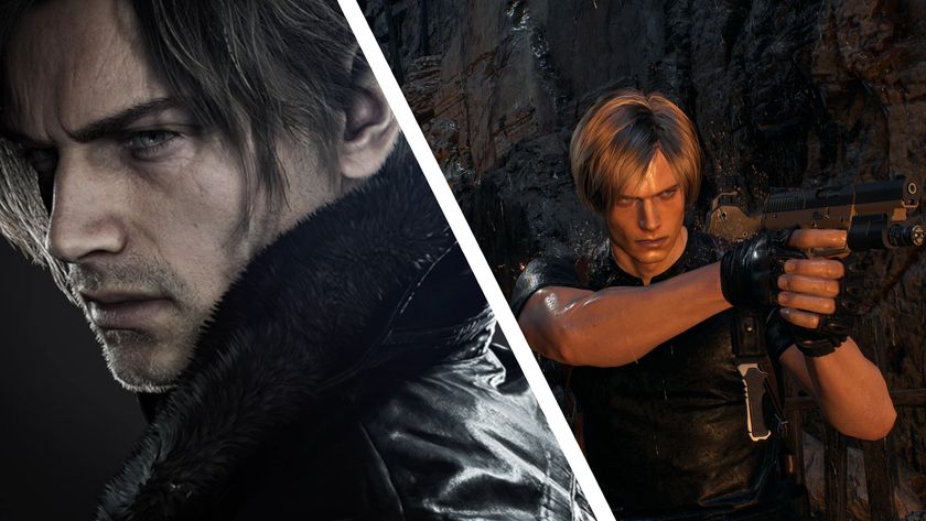 Leon in Resident Evil Requiem and Resident Evil 4 remake