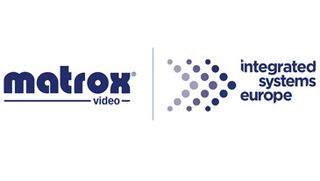 Matrox Video and the ISE 2023 logo next to each other. 