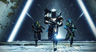 Best Free Steam games - Destiny 2 - Three Destiny 2 characters run together
