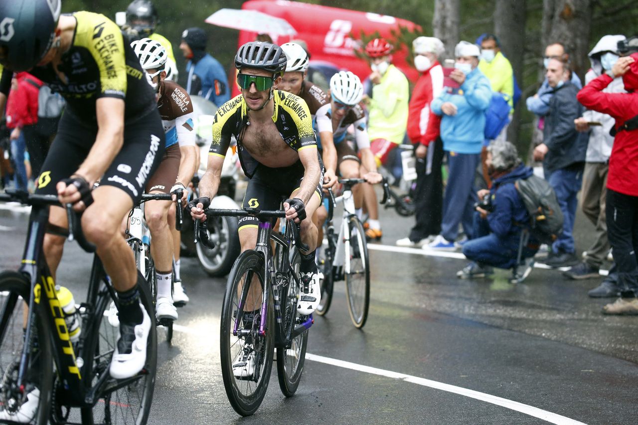 Adam Yates during stage 3 at the Giro d'Italia