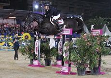 William Funnell riding Billy Congo in Cannes GCT