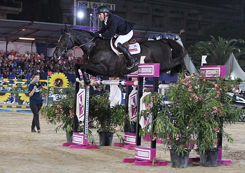 William Funnell riding Billy Congo in Cannes GCT
