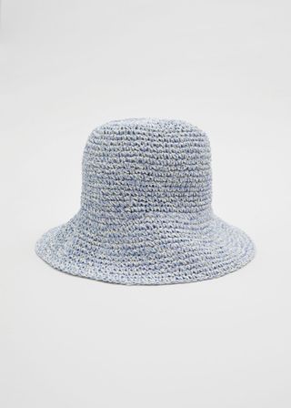 Straw Crochet Bucket Hat