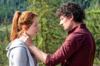 Poppy Gilbert as Abbie and Aneurin Barnard as Ryan in The Catch
