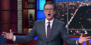 stephen colbert excited the late show