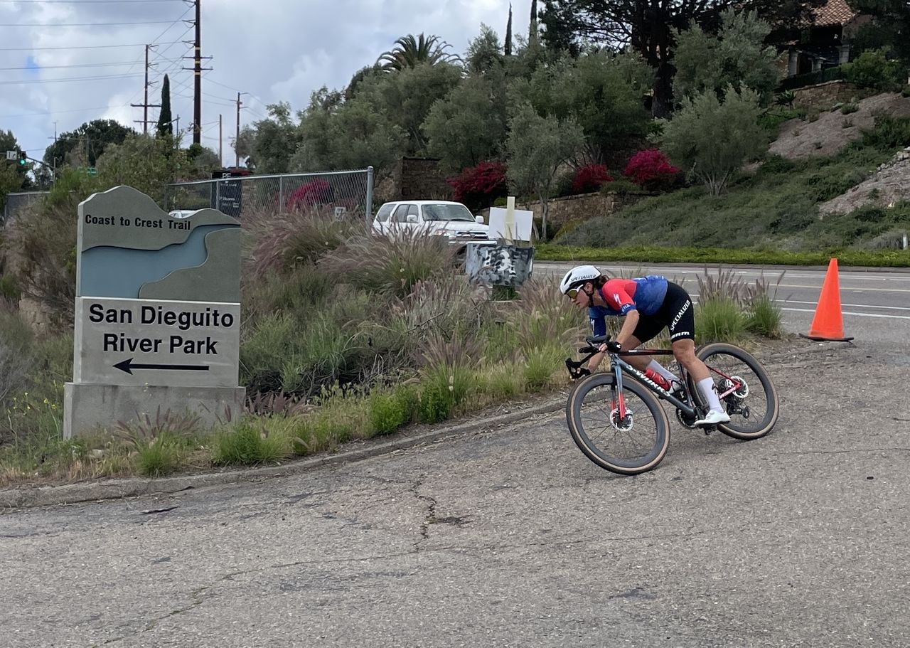 Sofia Gomez Villafa&ntilde;e had the women's solo lead 20 miles into the 1065.-mile BWR California race and went on to her second win there