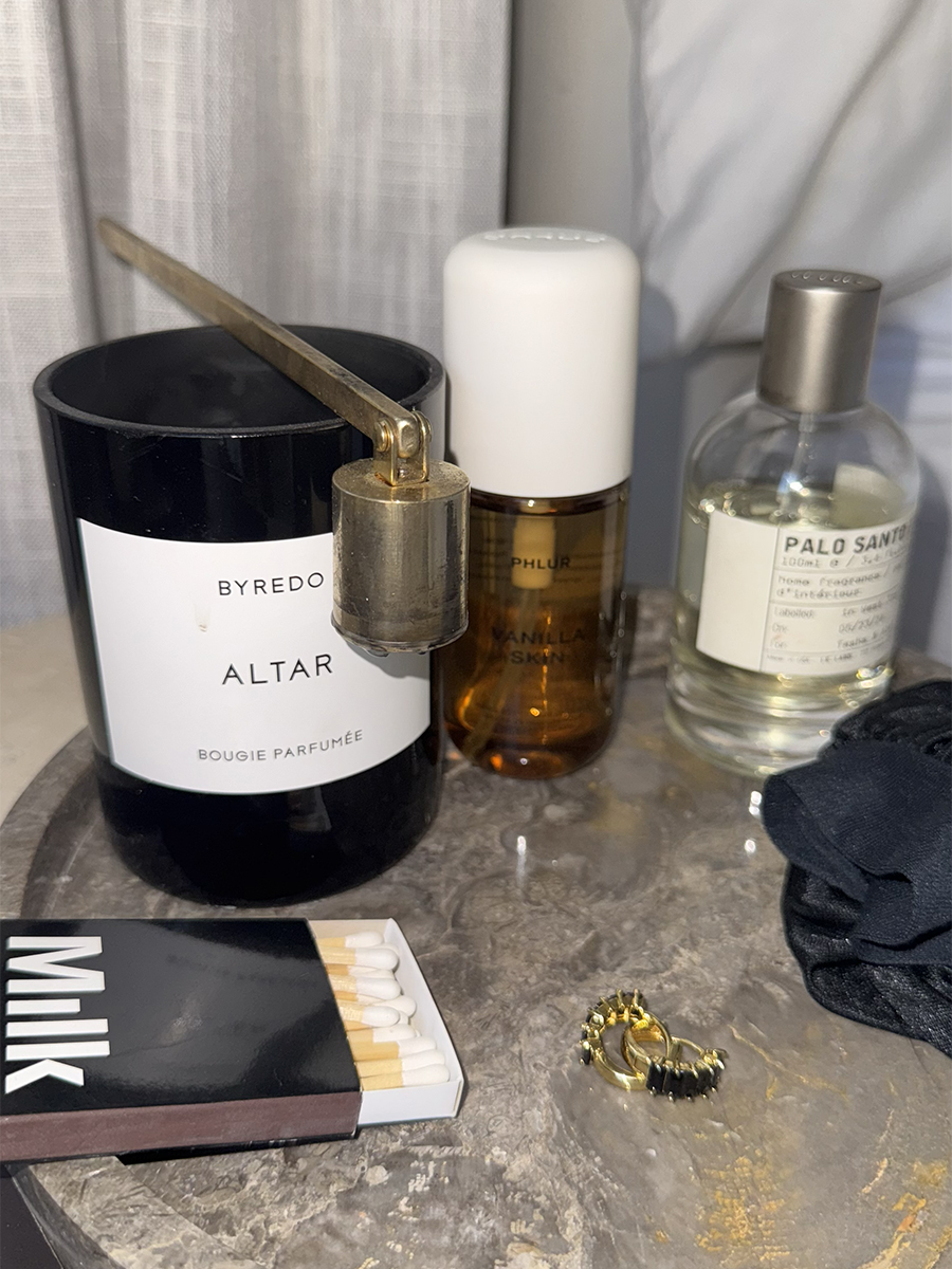 Tasha Reiko Brown bedside beauty essentials