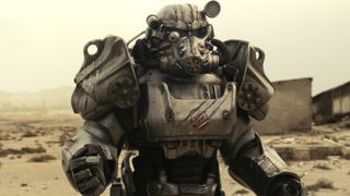 Fallout TV series Maximus wearing power armor