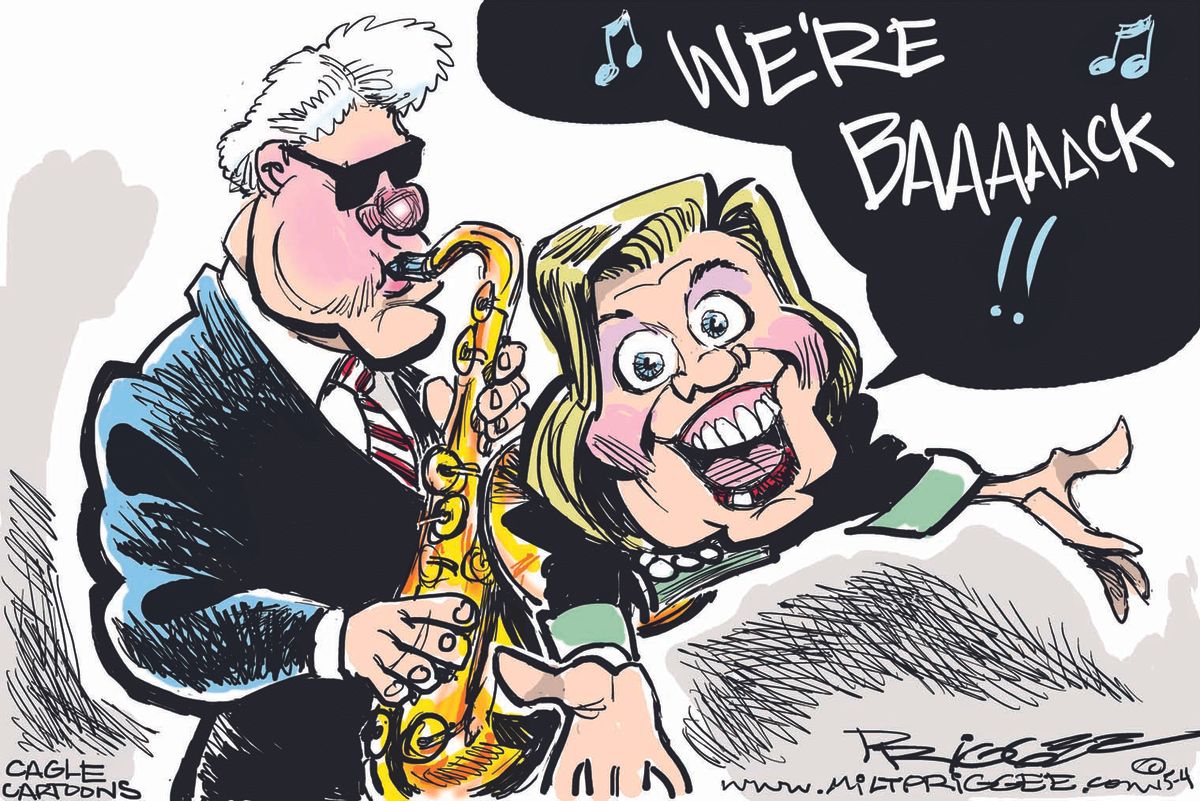 Political Cartoon U.S. Hillary Clinton 2016 | The Week