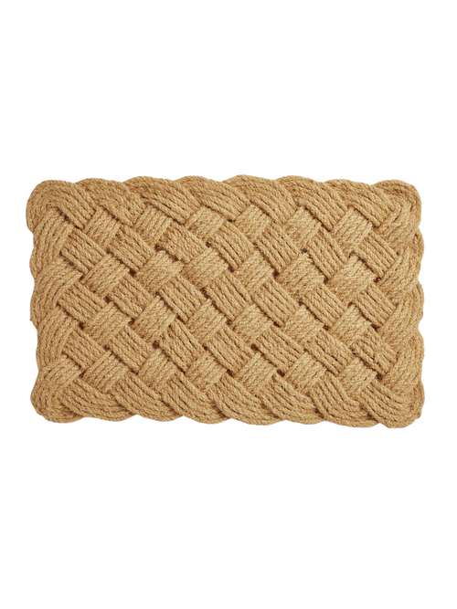 Handwoven Lovers Knot Doormat