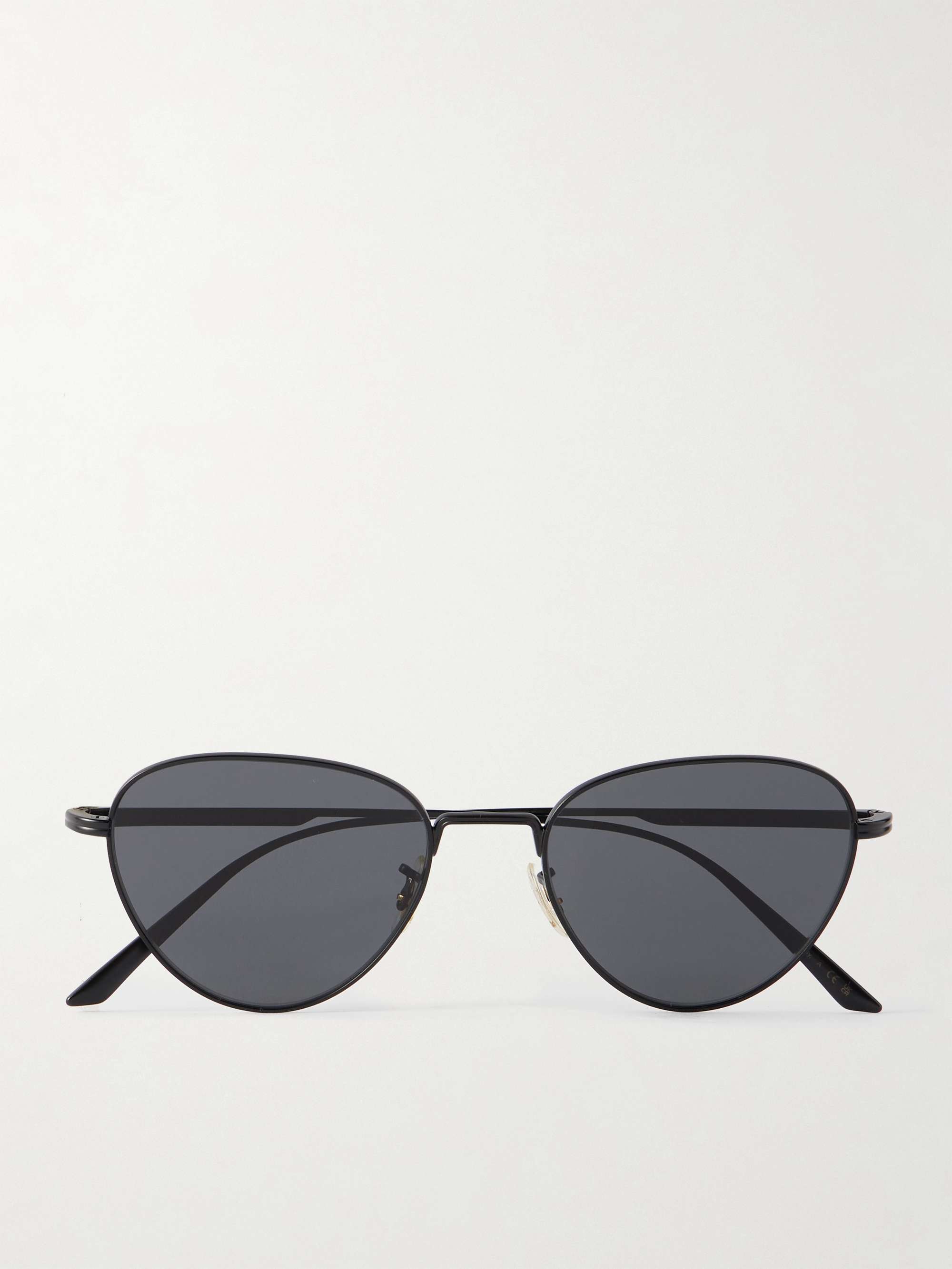 + Khaite 1991c D-Frame Metal Sunglasses