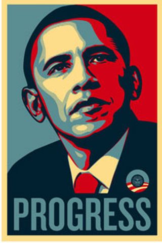 Obama campaign poster
