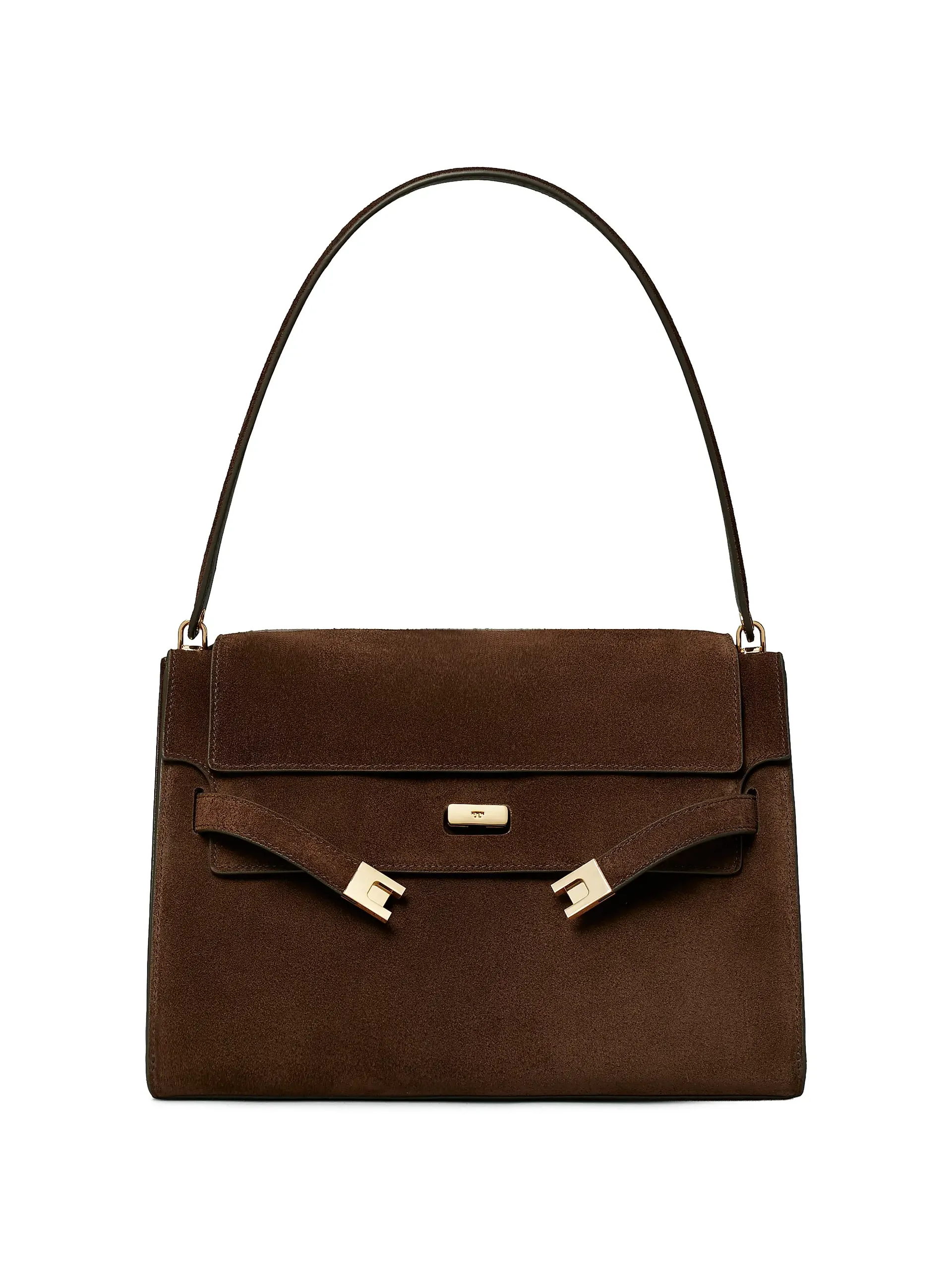 Lee Radziwill Large Suede Shoulder Bag