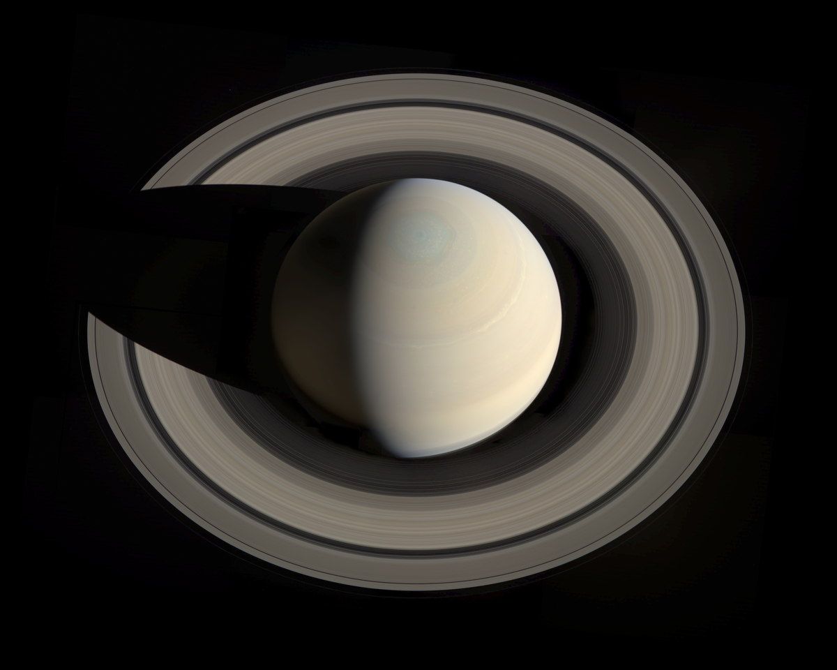 Saturn and Rings Mosaic by Ugarkovic