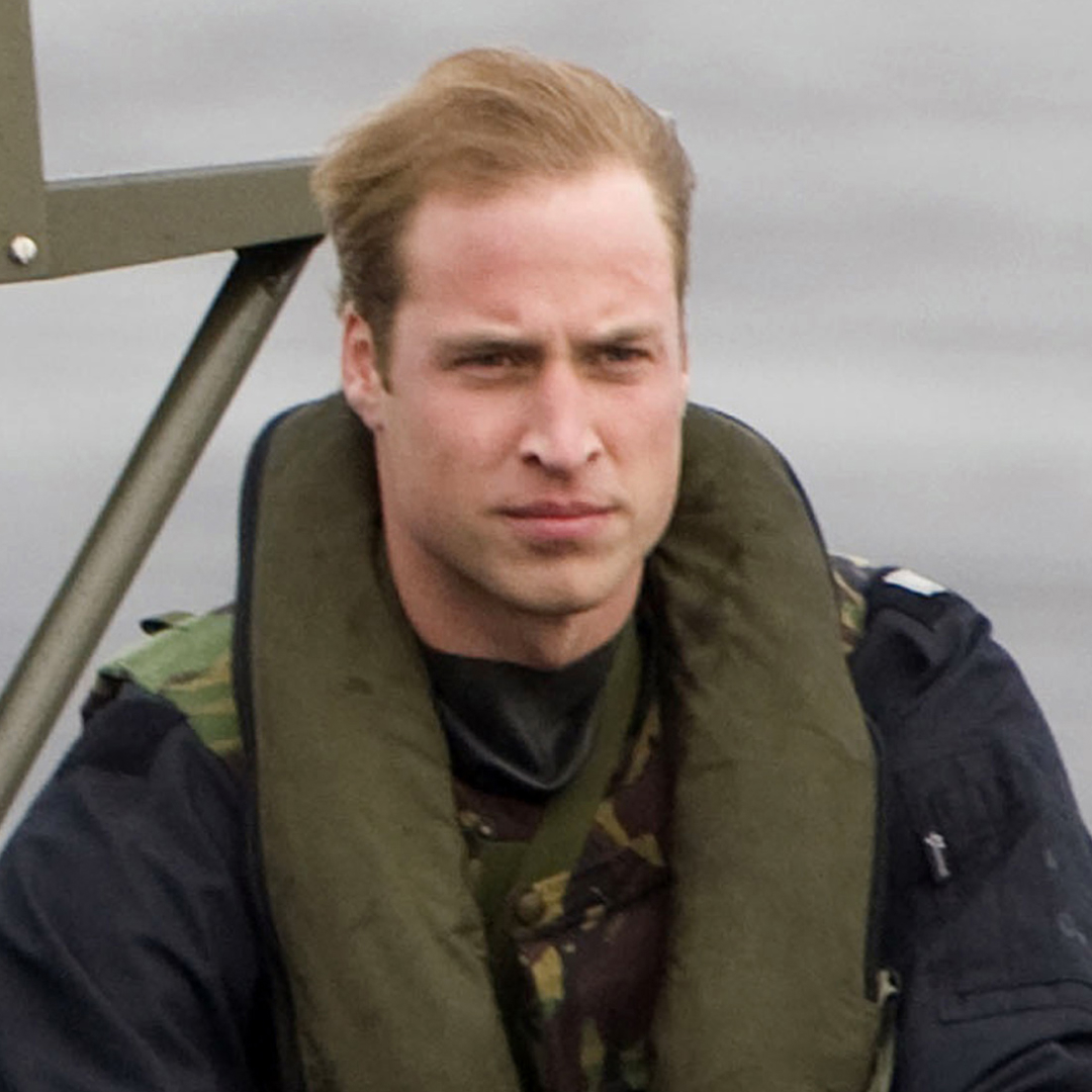 Prince William, the Commodore-in-Chief, Scotland and Submarines, during a visit to the Royal Navy Faslane base on October 19, 2007 
