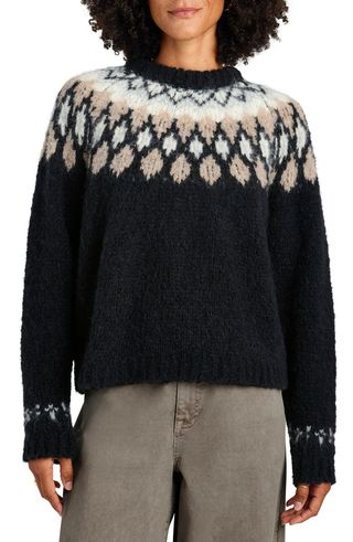 Noelle Fair Isle Alpaca Blend Sweater