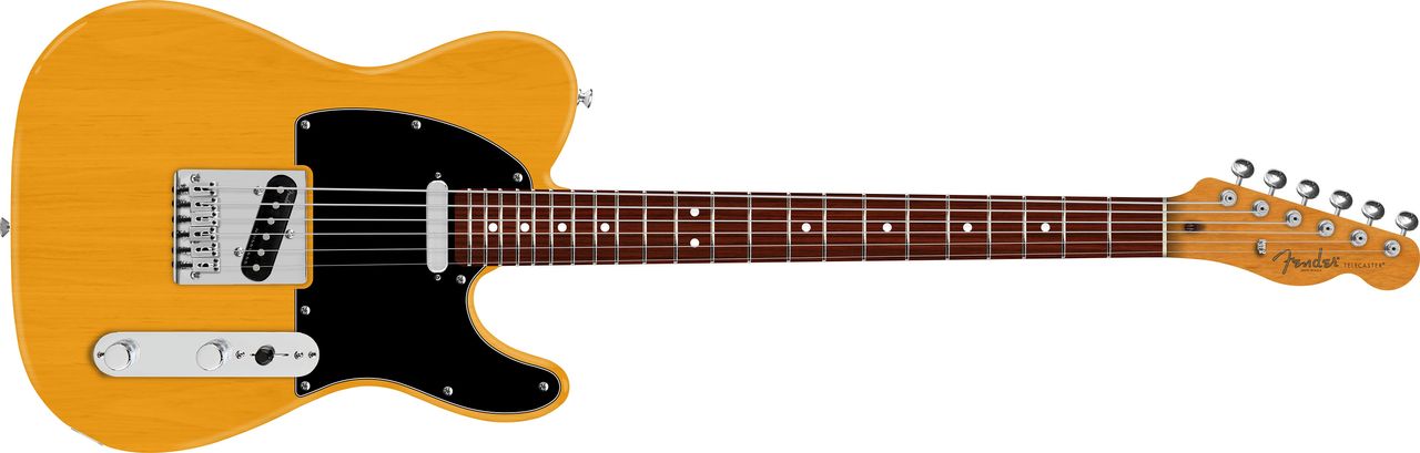 Fender 75th Anniversary Player II Baritone Telecaster in Butterscotch Blonde
