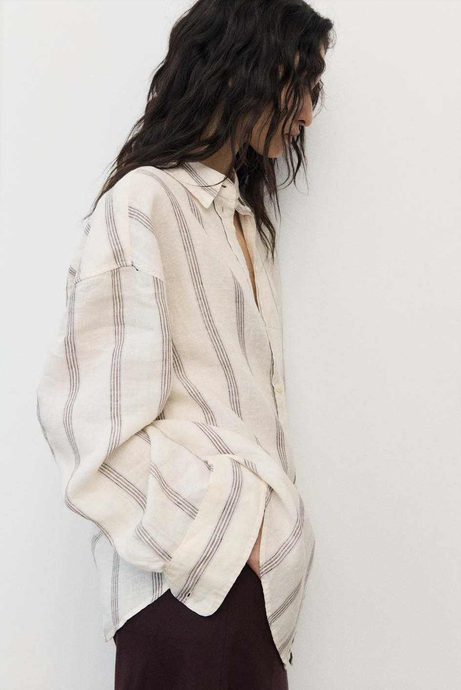 Oversized linen shirt
