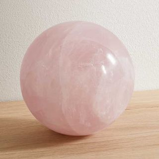a rose quarts sphere