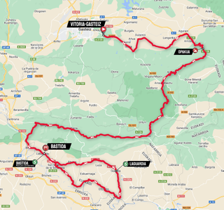 Itzulia Basque Country stage 1 map