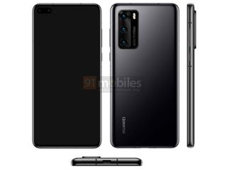 Huawei P40 Leaked Render