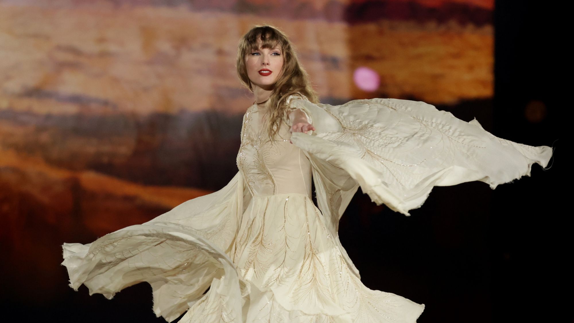 Taylor Swift performs during the Eras tour