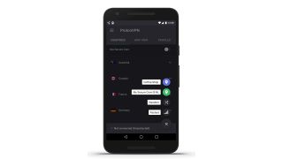 Proton VPN Android VPN app on a device