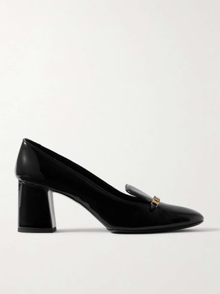 Elio Embellished Patent-Leather Pumps