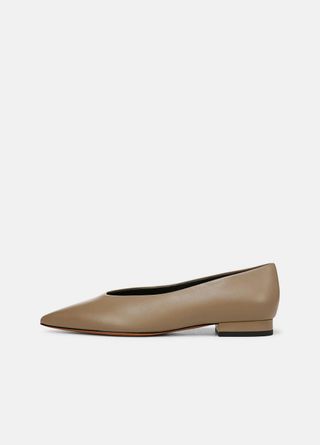 Isabel Leather Flats