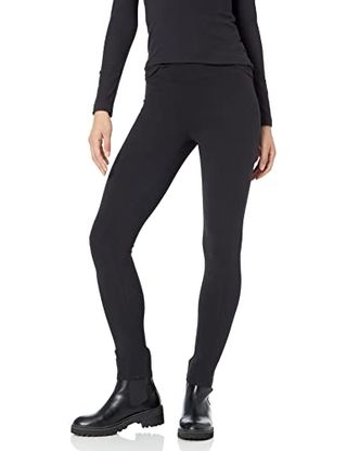 Amazon Essentials Women's Legging, Black, Medium