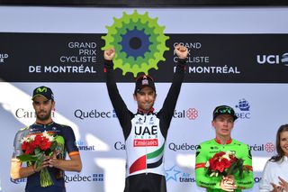 Diego Ulissi (UAE Emirates) enjoying top step of the podium