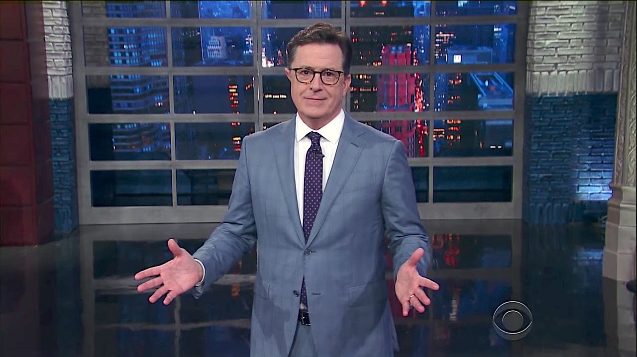 Stephen Colbert apologizes to Trump, kind of