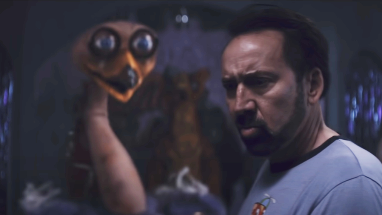 Nicolas Cage in Willy's Wonderland