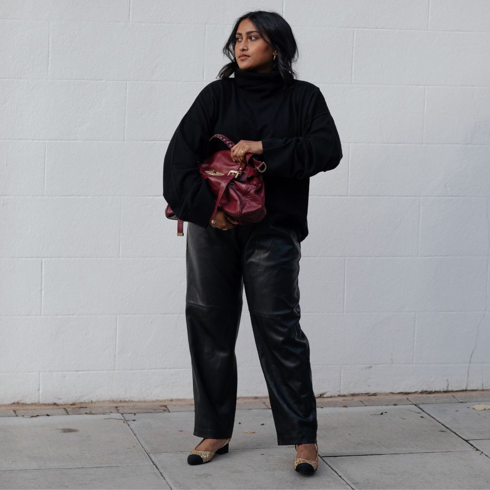 I Tried On Loads of Petite Leather Trousers—These Are the Only 7 Pairs I Loved