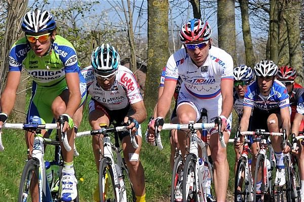 Roman Kreuziger (Liquigas) on the pointy end of the race.