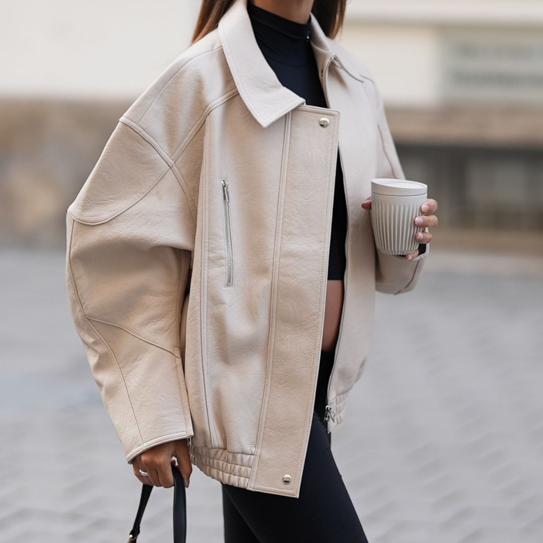 Does Matcha Cause Hair Loss Anna Winter is seen wearing black capri leggings in stretch cotton jersey from Skims; a black sleeveless high-neck crop top from Prada; an oversized cream-colored Enora faux leather jacket with wide sleeves, pointed collar and front zip closure from The Frankie Shop; a black Nappa leather pocket shoulder bag with multiple pockets, embossed lettering logo and gold-tone hardware from Miu Miu; a pair of black leather heeled sandals with an open square-shaped toe, slingback strap, asymmetric sides and a medium high block heel from Billi Bi; oversized aviator sunglasses with purple shaded lenses and a black acetate frame from Tom Ford; her brown hair is worn loose and straight on August 22, 2025 in Munich, Germany