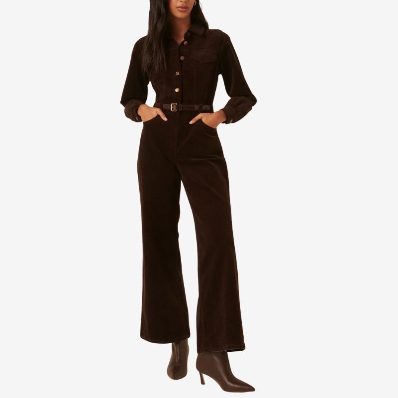 Image of cord jumpsuit