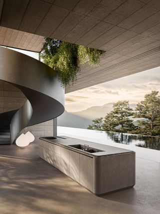 Boffi Cove kitchen by Zaha Hadid Design