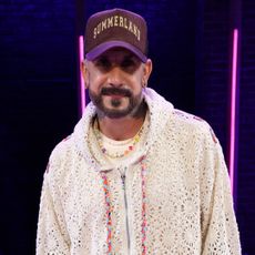 AJ McLean hosts a one night only "& Juliet" sing-along performance at Stephen Sondheim Theatre on May 16, 2024 in New York City.