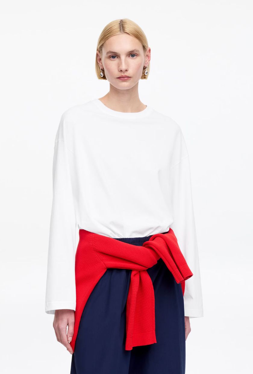 arket, Relaxed Long-Sleeve T-Shirt