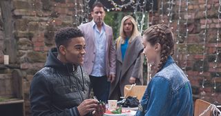 Prince McQueen proposes to Lily Drinkwater in Hollyoaks.