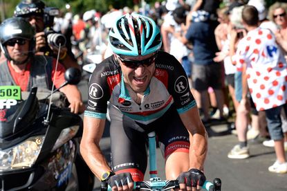 Jens Voigt escapes on stage twenty of the 2013 Tour de France