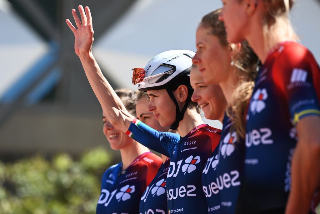 Marta Cavalli with FDJ-SUEZ at 2023 UAE Tour Women