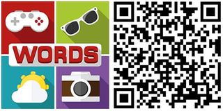 QR: 4 Icons 1 Word