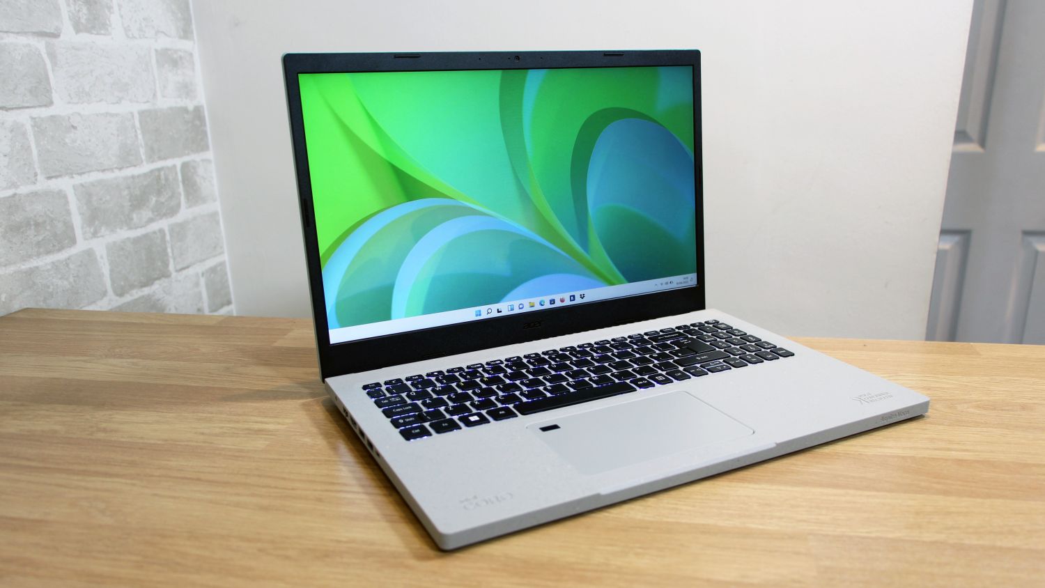 Acer Aspire Vero Laptop_open, front facing angle 1