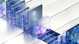 Digital representations of phones and cards in slots